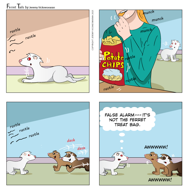 ferret tails March Week 1 cartoon 2025 